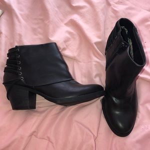 Rampage | Black string booties